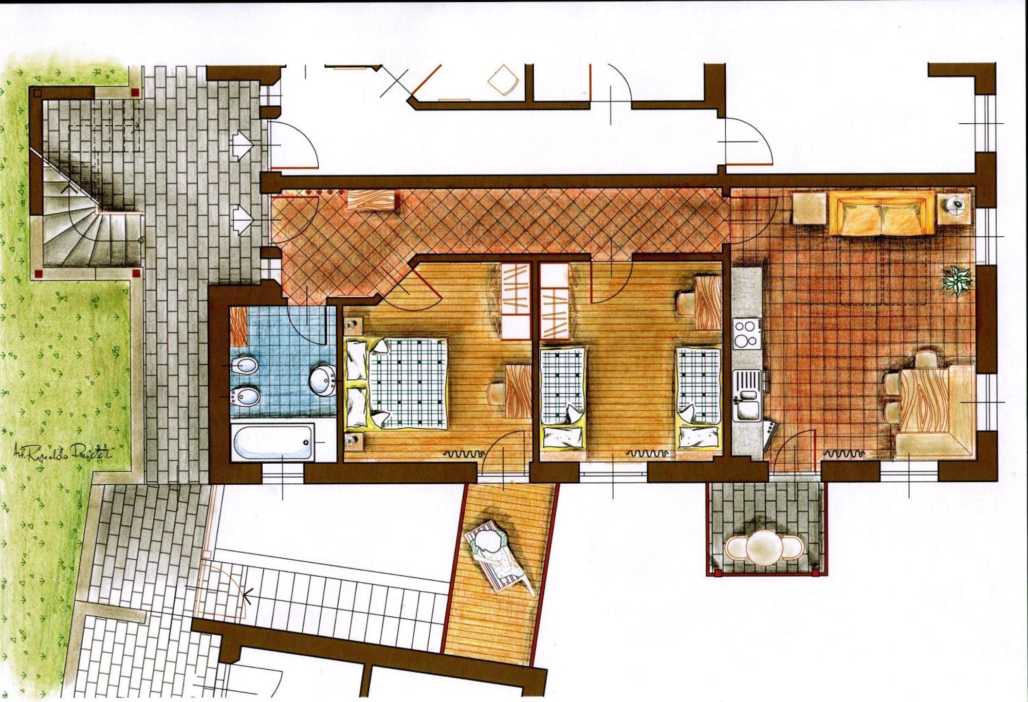 Mitterhof Apartman Ultimo Kültér fotó