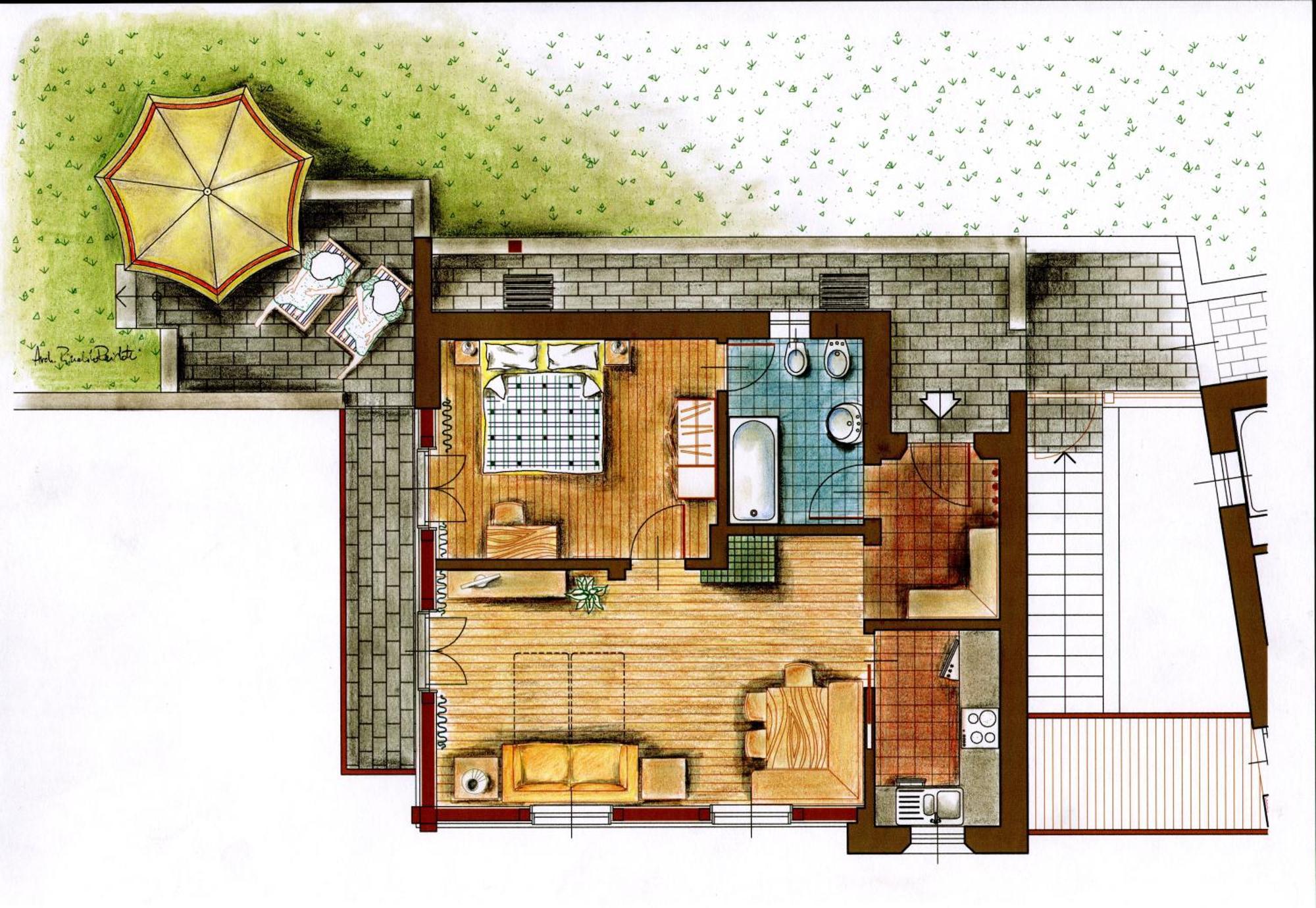 Mitterhof Apartman Ultimo Kültér fotó